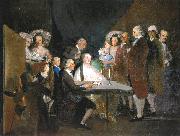 Francisco de Goya La familia del infante don Luis de Borbon oil